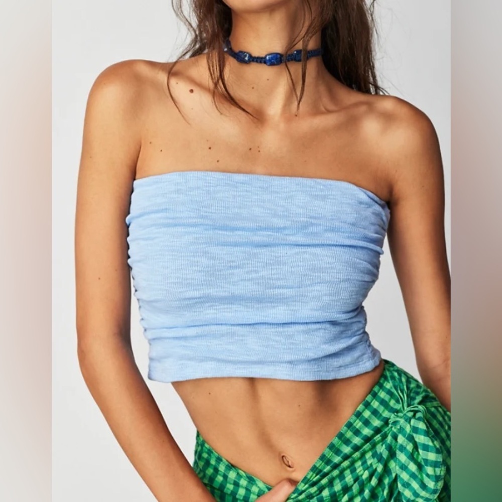 Free People Boulevard Tube Top Large NWT A50